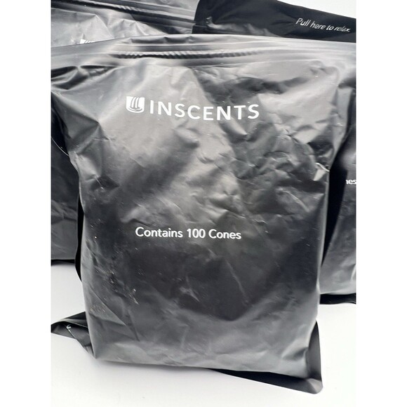 Inscents Brand Cones Mixed Scent 100 Count Per Bag Lot Of 3 New - Picture 2 of 3